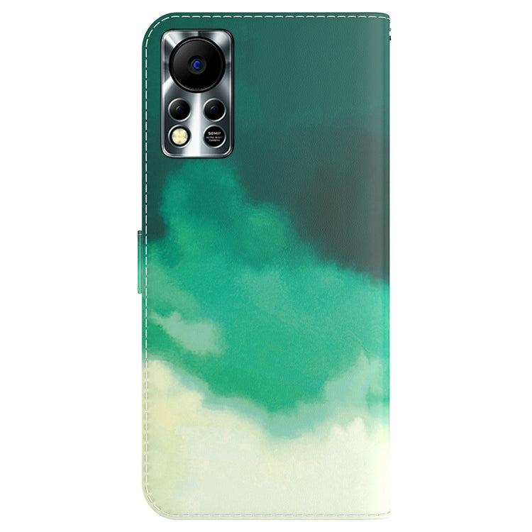 For Infinix Hot 11S NFC X6812B Watercolor Pattern Horizontal Flip Leather Phone Case