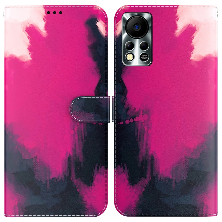 For Infinix Hot 11S NFC X6812B Watercolor Pattern Horizontal Flip Leather Phone Case