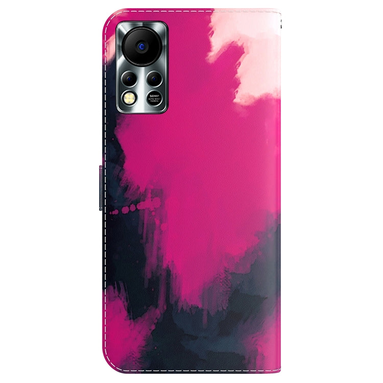 For Infinix Hot 11S NFC X6812B Watercolor Pattern Horizontal Flip Leather Phone Case