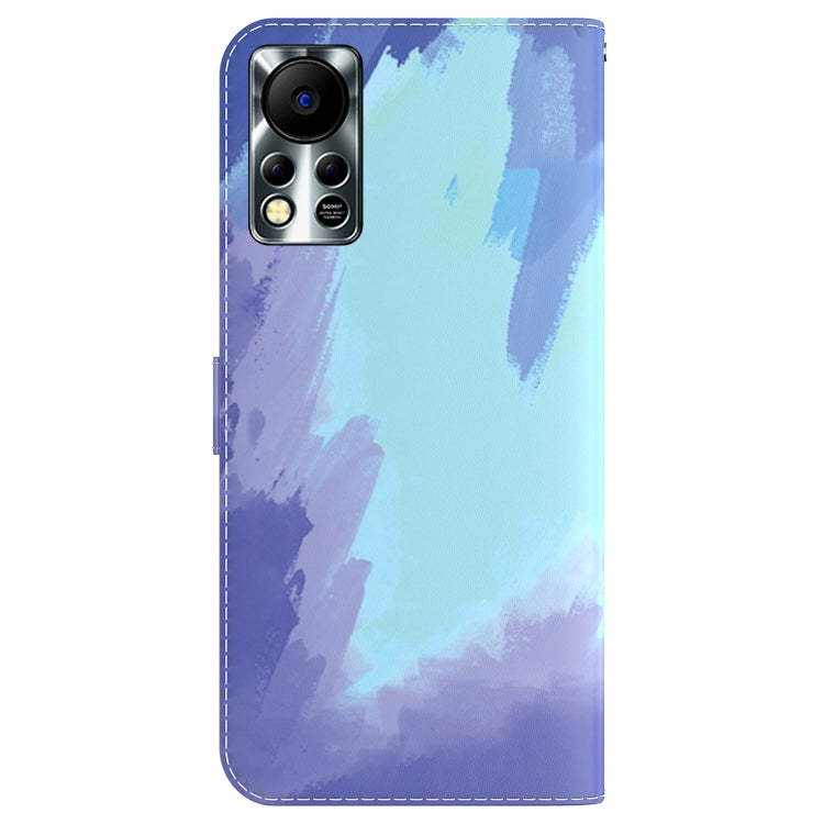 For Infinix Hot 11S NFC X6812B Watercolor Pattern Horizontal Flip Leather Phone Case