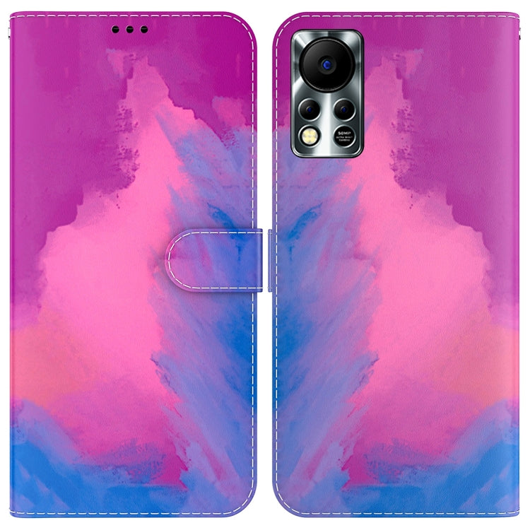 For Infinix Hot 11S NFC X6812B Watercolor Pattern Horizontal Flip Leather Phone Case