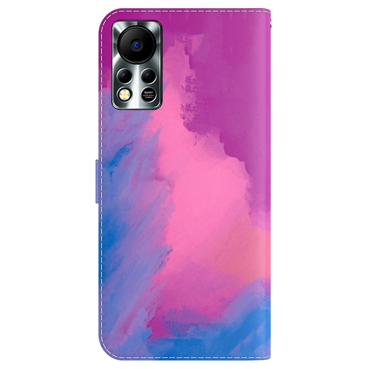For Infinix Hot 11S NFC X6812B Watercolor Pattern Horizontal Flip Leather Phone Case