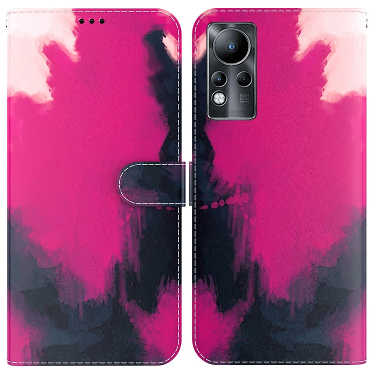 For Infinix Note 11 Watercolor Pattern Horizontal Flip Leather Phone Case