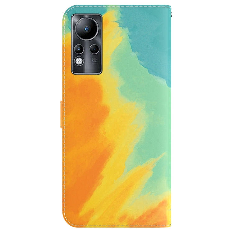 For Infinix Note 11 Watercolor Pattern Horizontal Flip Leather Phone Case