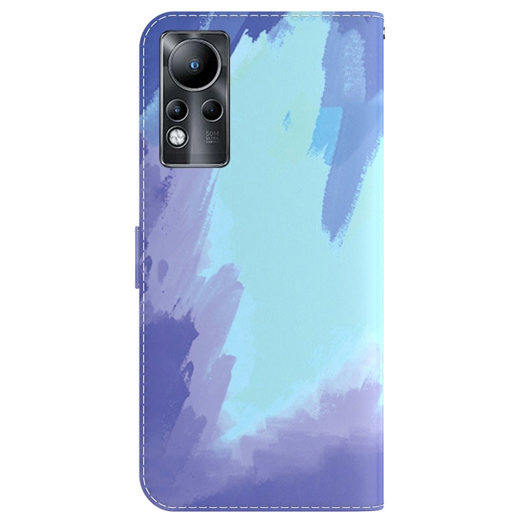 For Infinix Note 11 Watercolor Pattern Horizontal Flip Leather Phone Case
