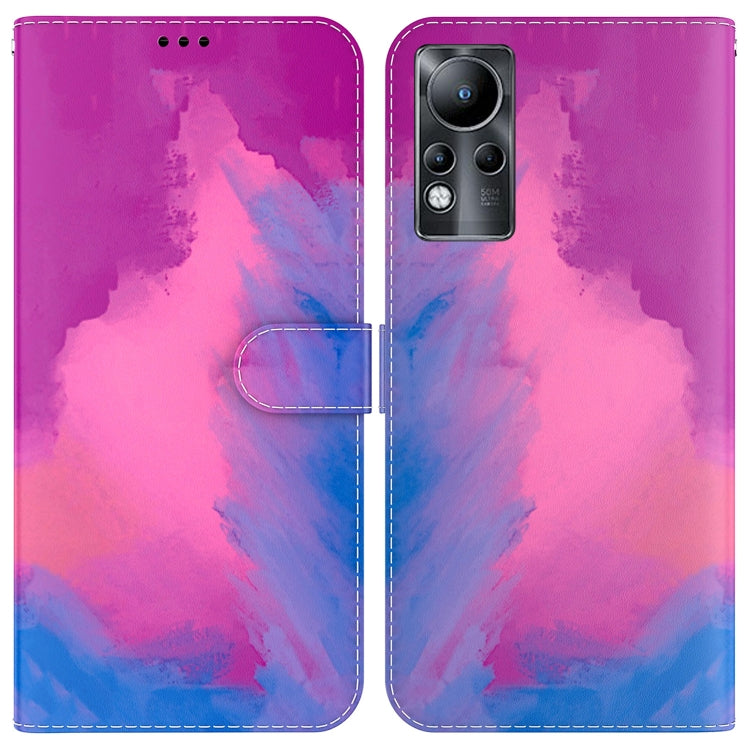 For Infinix Note 11 Watercolor Pattern Horizontal Flip Leather Phone Case