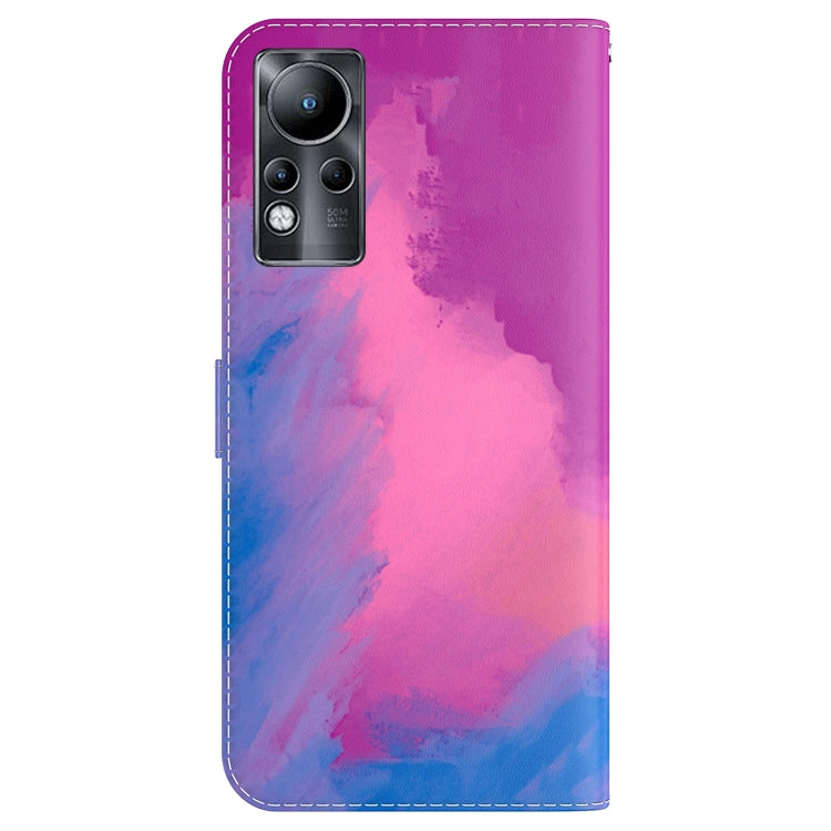 For Infinix Note 11 Watercolor Pattern Horizontal Flip Leather Phone Case