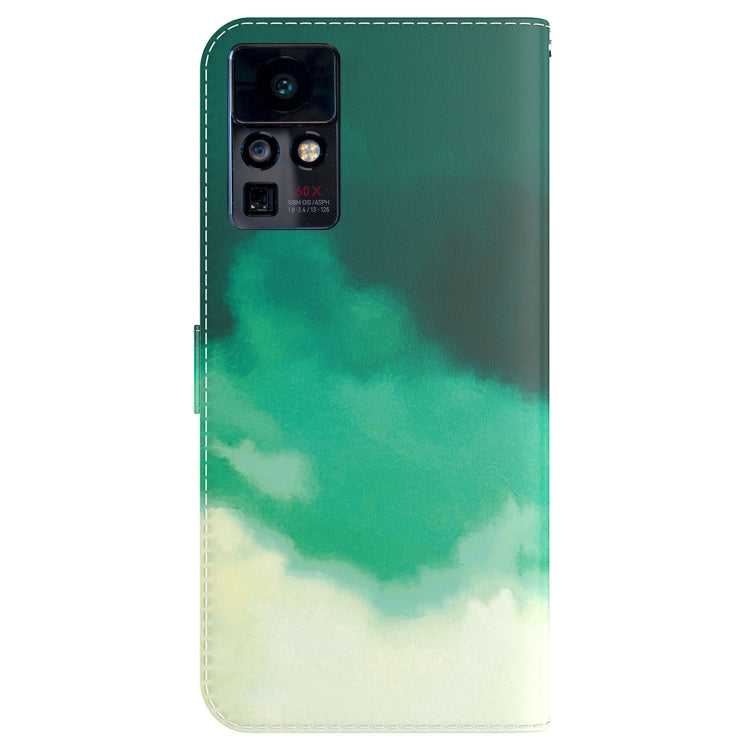For Infinix Zero X / X Pro Watercolor Pattern Horizontal Flip Leather Phone Case
