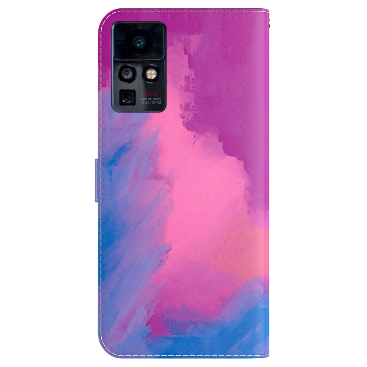 For Infinix Zero X / X Pro Watercolor Pattern Horizontal Flip Leather Phone Case