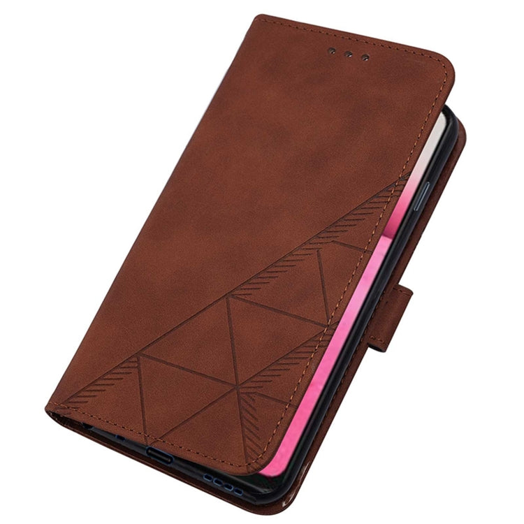 For Google Pixel 7 Pro 5G Crossbody 3D Embossed Flip Leather Phone Case