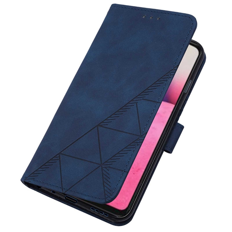 For Google Pixel 7 Pro 5G Crossbody 3D Embossed Flip Leather Phone Case