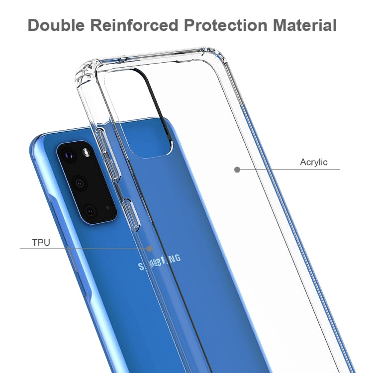 For Galaxy S20 Scratchproof TPU + Acrylic Protective Case