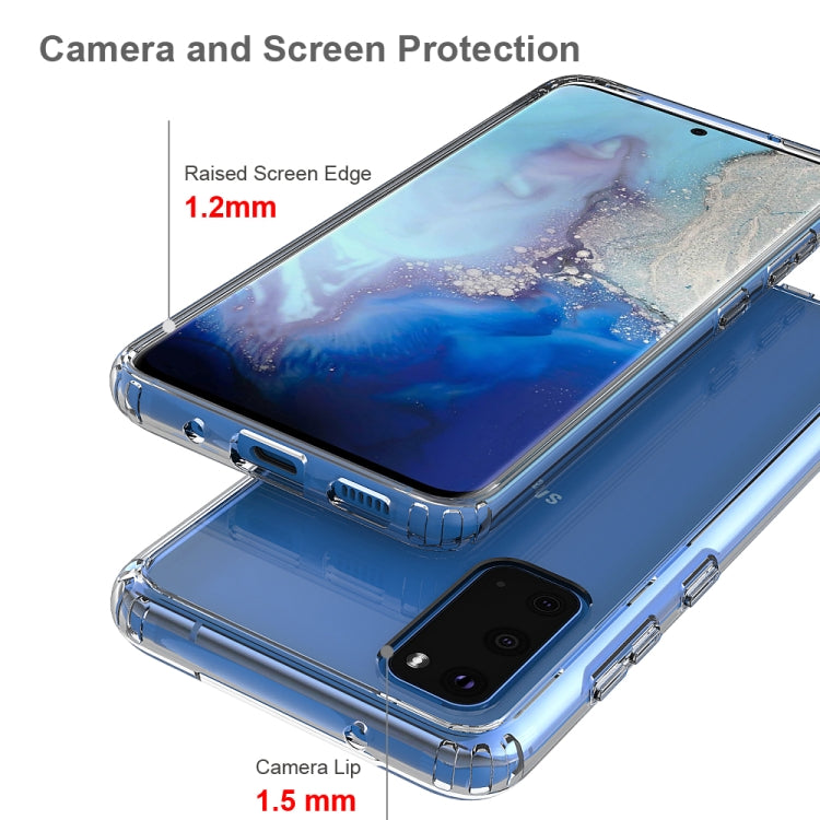For Galaxy S20 Scratchproof TPU + Acrylic Protective Case