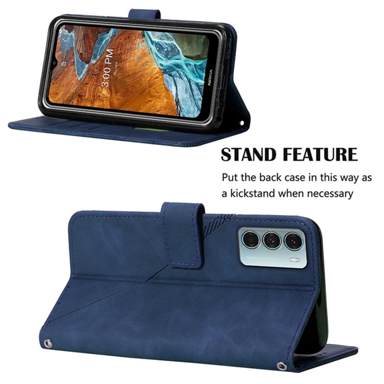 For Motorola Moto G200 5G/Edge S30 5G Crossbody 3D Embossed Flip Leather Phone Case