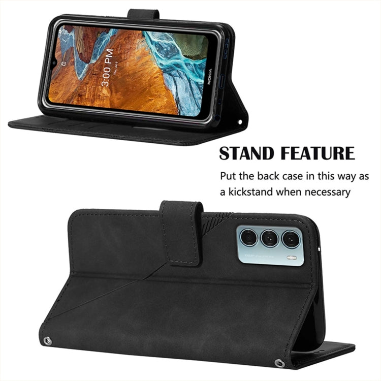 For Motorola Moto G200 5G/Edge S30 5G Crossbody 3D Embossed Flip Leather Phone Case