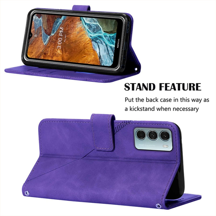 For Motorola Moto G200 5G/Edge S30 5G Crossbody 3D Embossed Flip Leather Phone Case