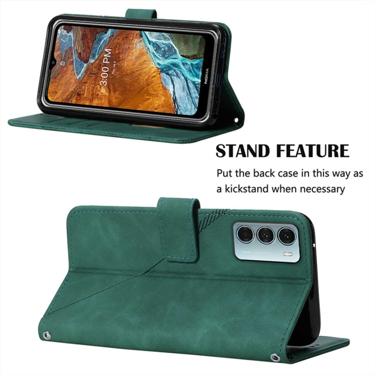 For Motorola Moto G200 5G/Edge S30 5G Crossbody 3D Embossed Flip Leather Phone Case