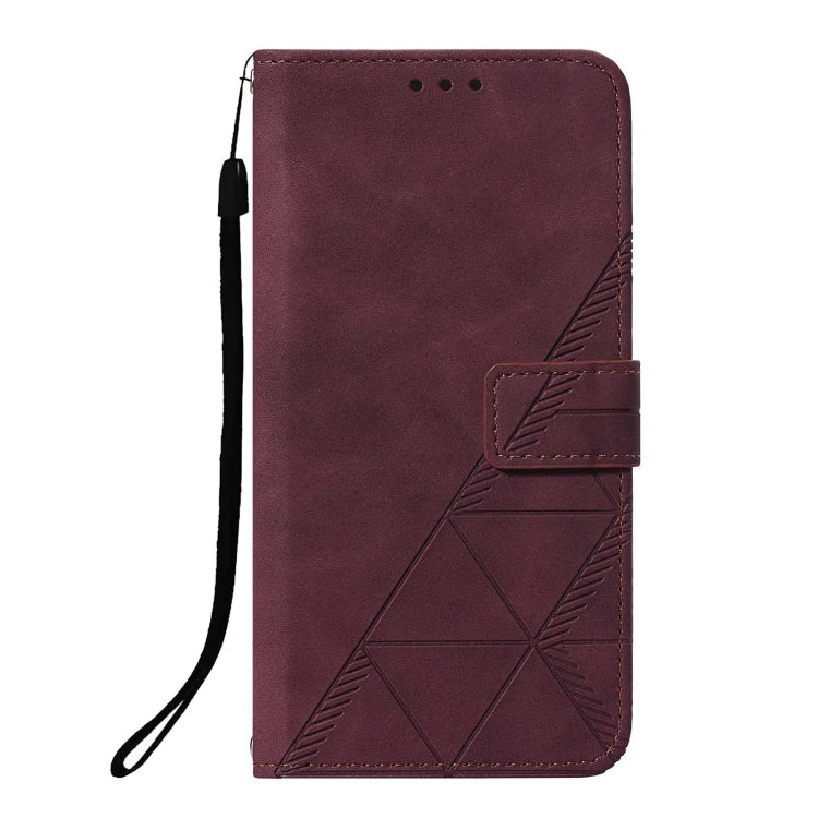 For Motorola Moto G9 Power Crossbody 3D Embossed Flip Leather Phone Case
