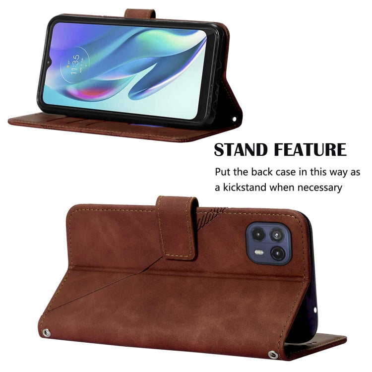 For Motorola Moto G50 5G Crossbody 3D Embossed Flip Leather Phone Case
