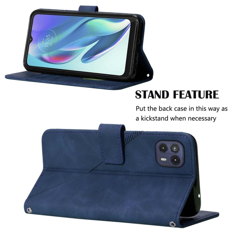 For Motorola Moto G50 5G Crossbody 3D Embossed Flip Leather Phone Case