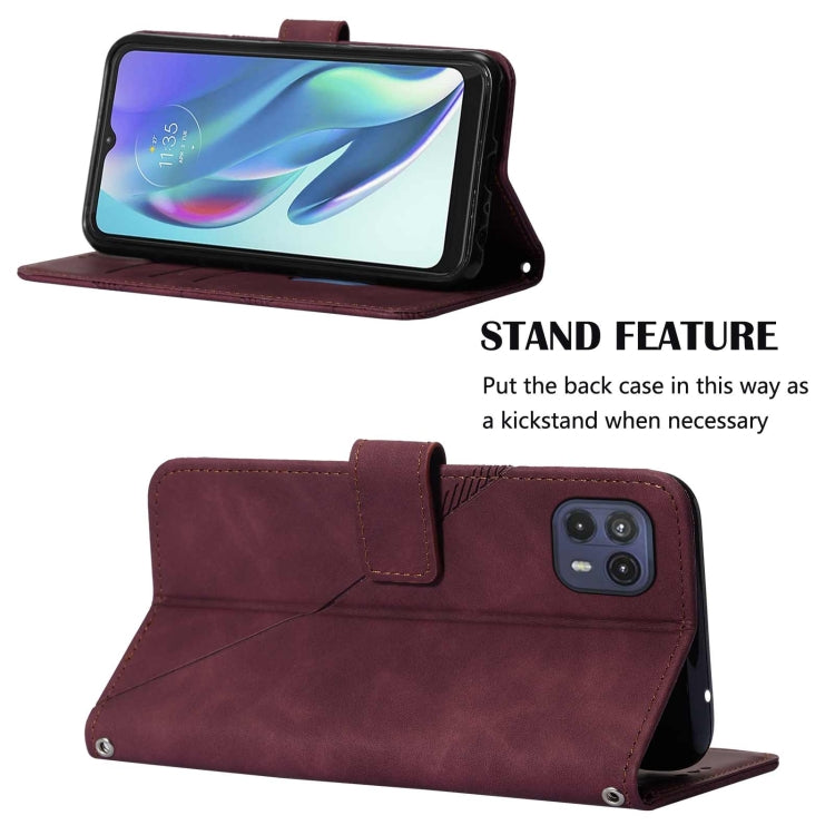 For Motorola Moto G50 5G Crossbody 3D Embossed Flip Leather Phone Case