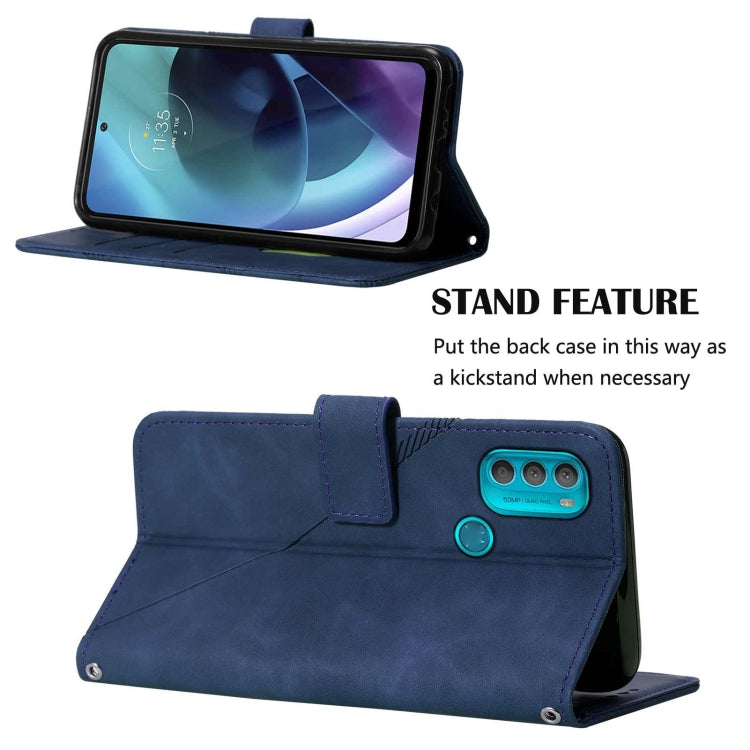 For Motorola Moto G71 5G Crossbody 3D Embossed Flip Leather Phone Case