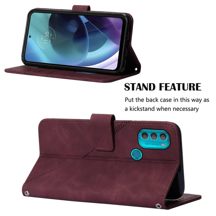 For Motorola Moto G71 5G Crossbody 3D Embossed Flip Leather Phone Case