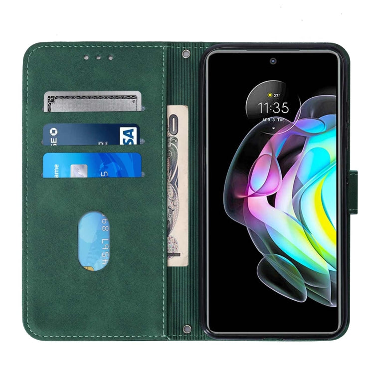 For Motorola Edge 20 Crossbody 3D Embossed Flip Leather Phone Case