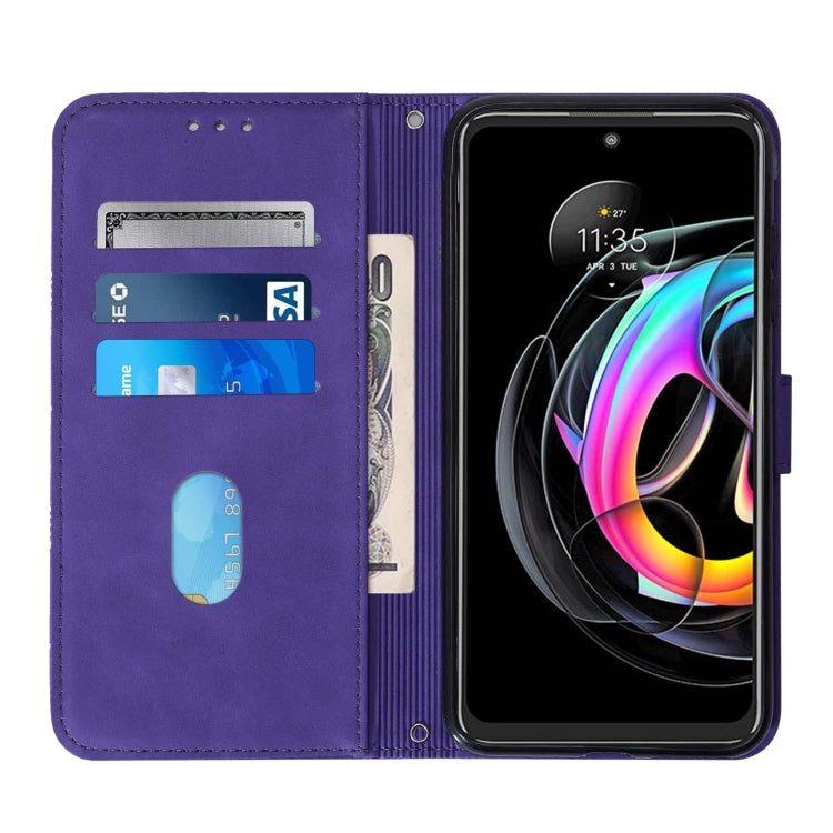 For Motorola Edge 20 Lite Crossbody 3D Embossed Flip Leather Phone Case