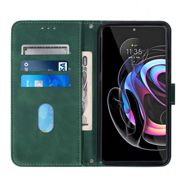 For Motorola Edge 20 Pro Crossbody 3D Embossed Flip Leather Phone Case