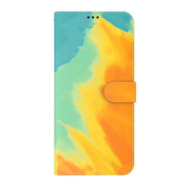 For Tecno Phantom X Watercolor Pattern Horizontal Flip Leather Phone Case