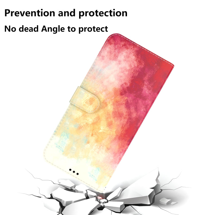 For Tecno Spark 7 Pro Watercolor Pattern Horizontal Flip Leather Phone Case