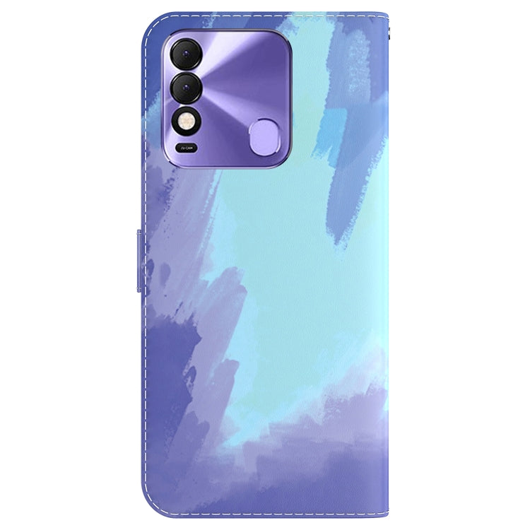 For Tecno Spark 8 / 8T Watercolor Pattern Horizontal Flip Leather Phone Case