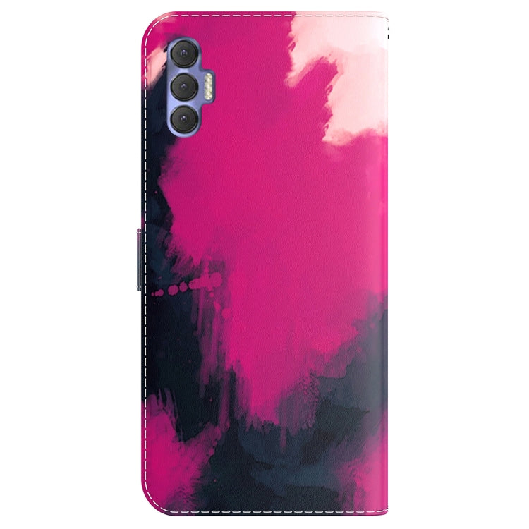 For Tecno Spark 8P Watercolor Pattern Horizontal Flip Leather Phone Case
