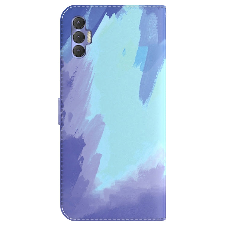 For Tecno Spark 8P Watercolor Pattern Horizontal Flip Leather Phone Case