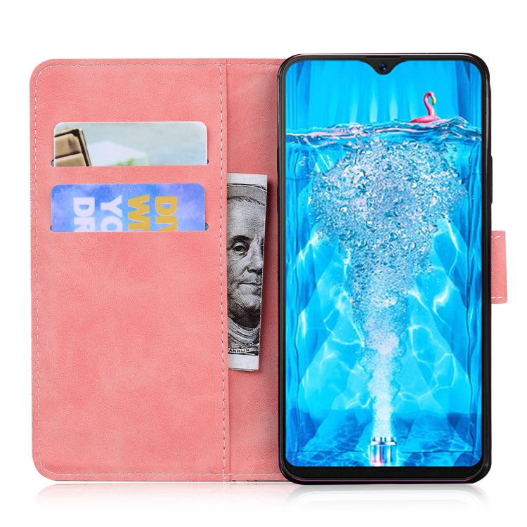 For OPPO F9/F9 Pro/Realme U1 Skin Feel Pure Color Flip Leather Phone Case