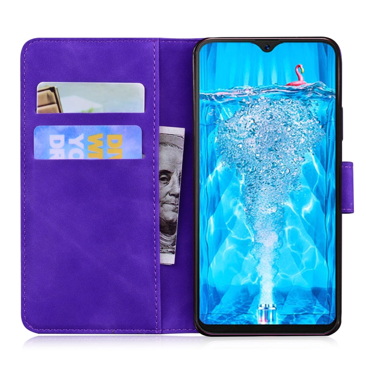 For OPPO F9/F9 Pro/Realme U1 Skin Feel Pure Color Flip Leather Phone Case
