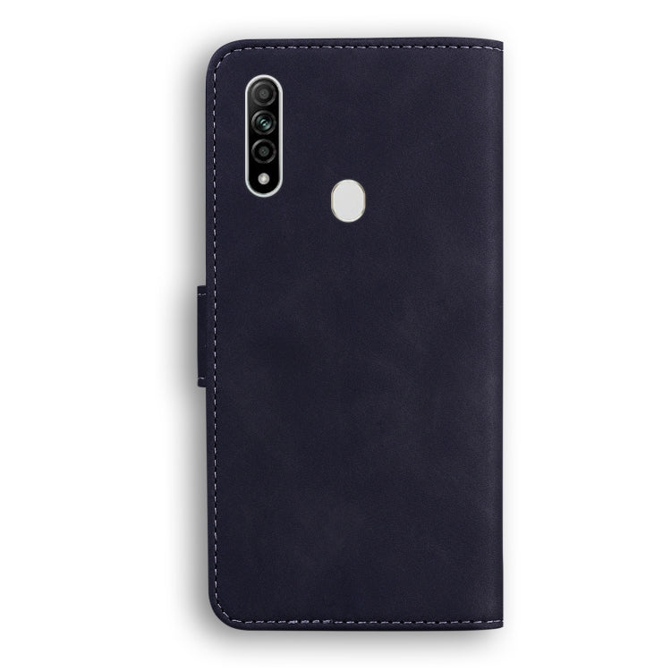 For OPPO A8/A31 2020 Skin Feel Pure Color Flip Leather Phone Case