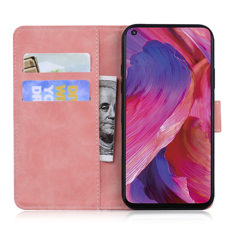 For OPPO A74 5G/A93 5G/A54 5G Skin Feel Pure Color Flip Leather Phone Case