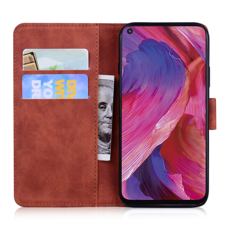 For OPPO A74 5G/A93 5G/A54 5G Skin Feel Pure Color Flip Leather Phone Case