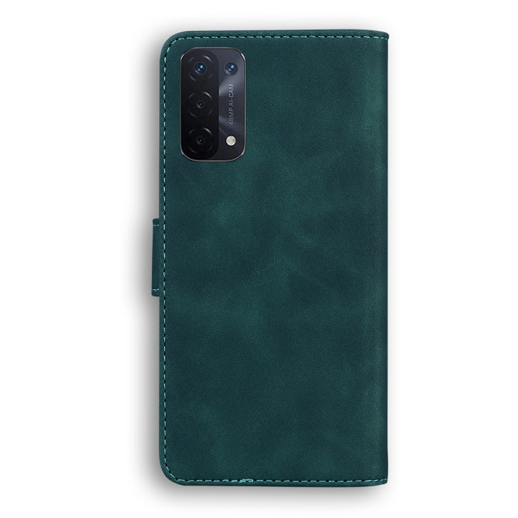 For OPPO A74 5G/A93 5G/A54 5G Skin Feel Pure Color Flip Leather Phone Case