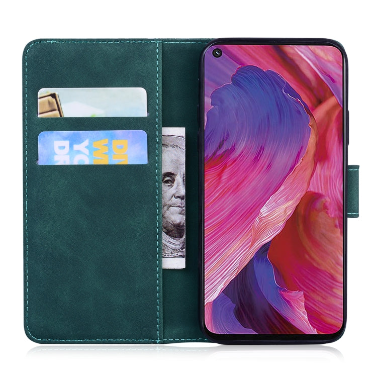 For OPPO A74 5G/A93 5G/A54 5G Skin Feel Pure Color Flip Leather Phone Case