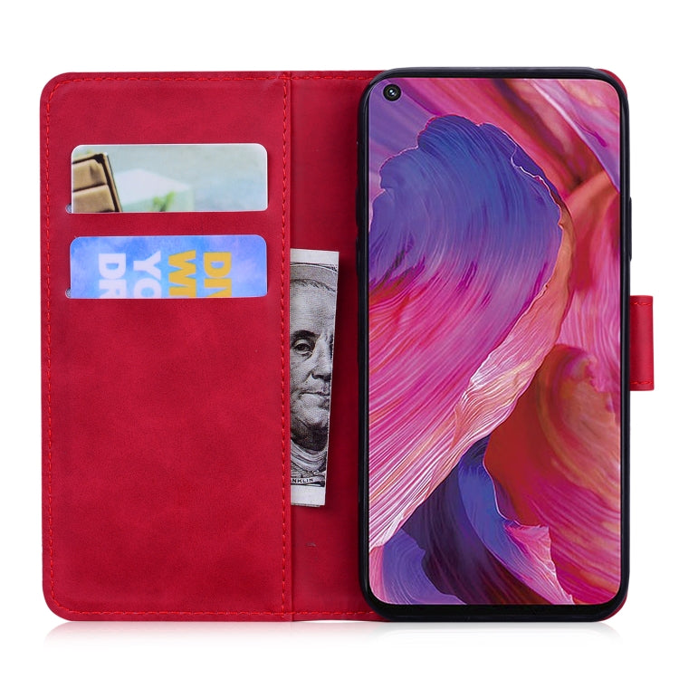 For OPPO A74 5G/A93 5G/A54 5G Skin Feel Pure Color Flip Leather Phone Case