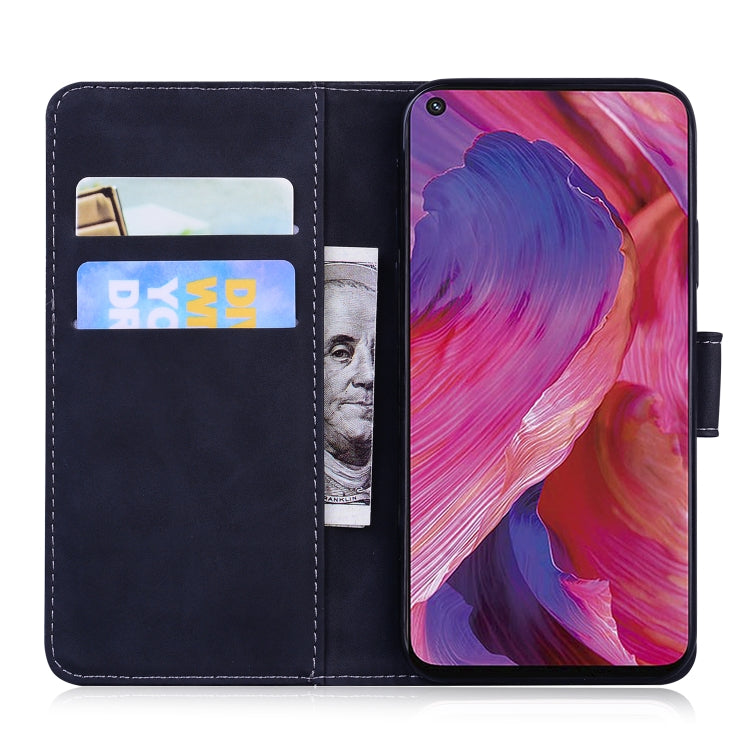 For OPPO A74 5G/A93 5G/A54 5G Skin Feel Pure Color Flip Leather Phone Case