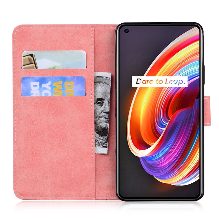 For OPPO Realme X7 Pro 5G Skin Feel Pure Color Flip Leather Phone Case