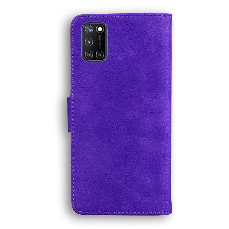 For OPPO Realme 7I/Realme C17 Skin Feel Pure Color Flip Leather Phone Case