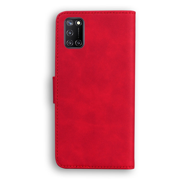 For OPPO Realme 7I/Realme C17 Skin Feel Pure Color Flip Leather Phone Case