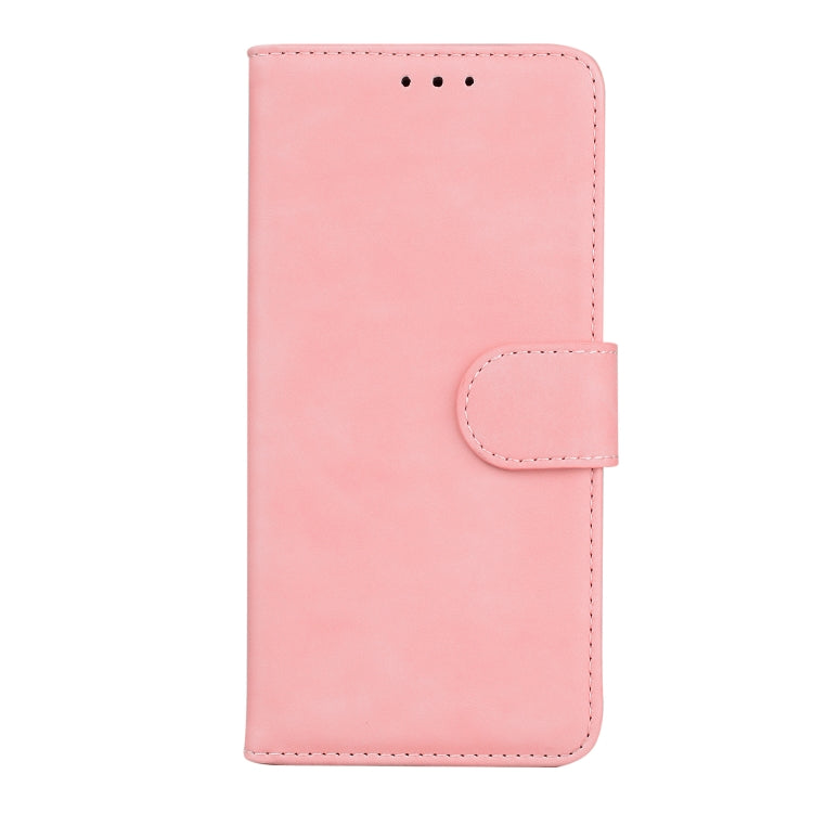 For OPPO Reno4 Lite/F17 Pro/A93/Reno4 F Skin Feel Pure Color Flip Leather Phone Case