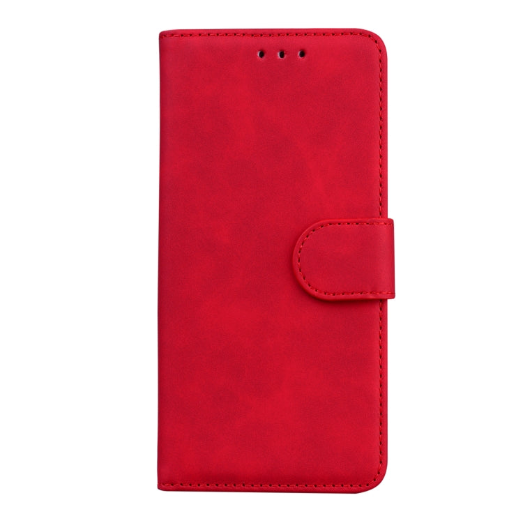 For OPPO Reno4 Lite/F17 Pro/A93/Reno4 F Skin Feel Pure Color Flip Leather Phone Case