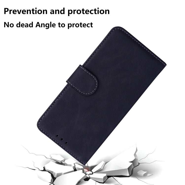 For OPPO Reno4 Lite/F17 Pro/A93/Reno4 F Skin Feel Pure Color Flip Leather Phone Case